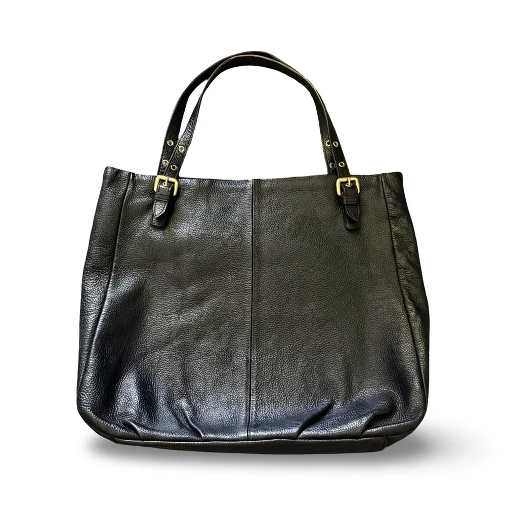 Marc by Marc Jacobs Black Leather Classic Q Shopgirl Tote